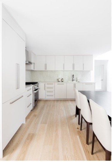 kitchen space all white elegance