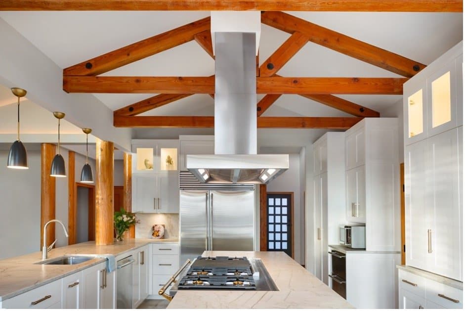 kitchen space creative ceiling